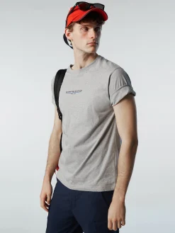 Outlet^North Sails 'T-shirt With Chest Print GREY MELANGE
