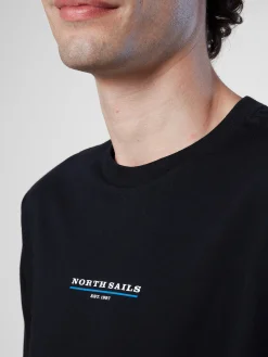 Outlet^North Sails 'T-shirt With Chest Print BLACK