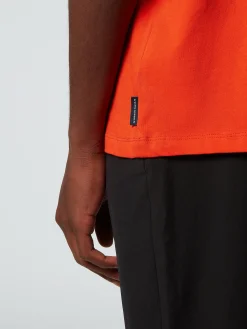 Outlet^North Sails 'T-shirt With Chest Print BRIGHT ORANGE