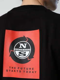 Outlet^North Sails 'T-shirt With Chest Print BLACK