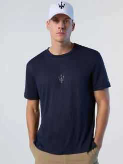 T-shirts^North Sails 'T-shirt With Front Trident NAVY BLUE
