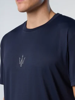 T-shirts^North Sails 'T-shirt With Front Trident NAVY BLUE