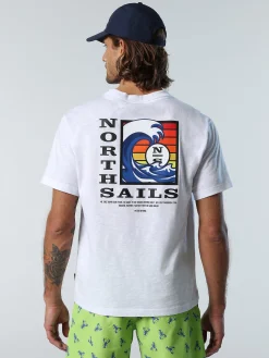 Outlet^North Sails 'T-shirt With Graphic Print WHITE