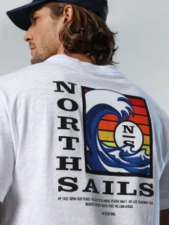 Outlet^North Sails 'T-shirt With Graphic Print WHITE