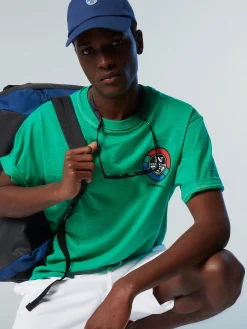 Outlet^North Sails 'T-shirt With Graphic Print GARDEN GREEN