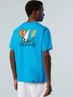 Outlet^North Sails 'T-shirt With Graphic Print TURQUOISE