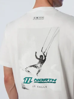 Outlet^North Sails 'T-shirt With Graphic Print WHITE