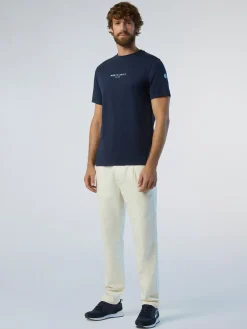 T-shirts^North Sails 'T-shirt With Heritage Print NAVY BLUE