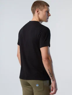 T-shirts^North Sails 'T-shirt With Heritage Print BLACK