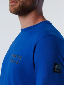 T-shirts^North Sails 'T-shirt With Kitesurfing Print SURF BLUE