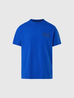 T-shirts^North Sails 'T-shirt With Kitesurfing Print SURF BLUE