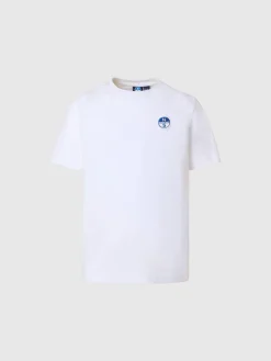 T-shirts^North Sails 'T-shirt With Logo Patch WHITE