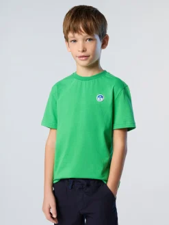 T-shirts^North Sails 'T-shirt With Logo Patch GREEN BEE