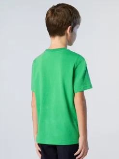 T-shirts^North Sails 'T-shirt With Logo Patch GREEN BEE