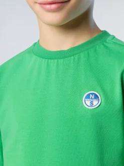 T-shirts^North Sails 'T-shirt With Logo Patch GREEN BEE