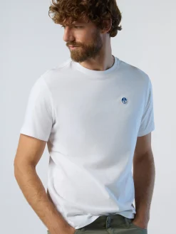 T-shirts^North Sails 'T-shirt With Logo Patch WHITE