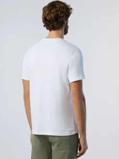 T-shirts^North Sails 'T-shirt With Logo Patch WHITE
