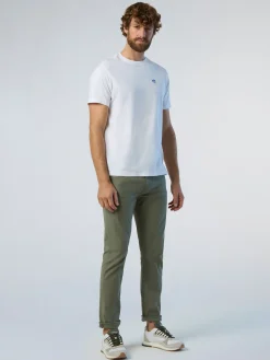 T-shirts^North Sails 'T-shirt With Logo Patch WHITE