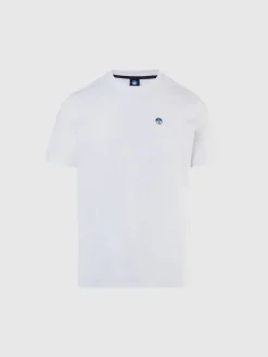 T-shirts^North Sails 'T-shirt With Logo Patch WHITE