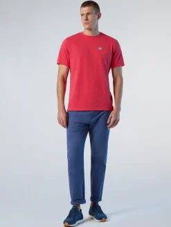 T-shirts^North Sails 'T-shirt With Logo Patch WATERMELON