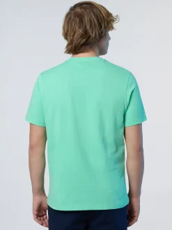 T-shirts^North Sails 'T-shirt With Logo Patch SPRING BUD
