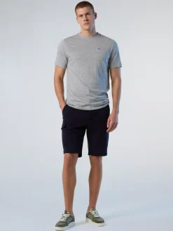 T-shirts^North Sails 'T-shirt With Logo Patch GREY MELANGE