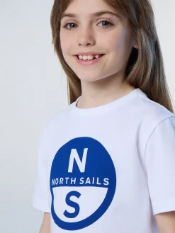 T-shirts^North Sails 'T-shirt With Logo Print WHITE