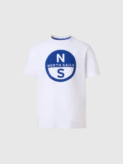 T-shirts^North Sails 'T-shirt With Logo Print WHITE
