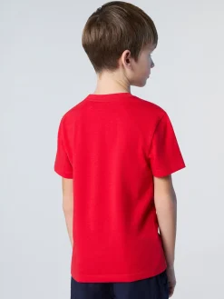 T-shirts^North Sails 'T-shirt With Logo Print RED