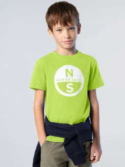 T-shirts^North Sails 'T-shirt With Logo Print ACID LIME