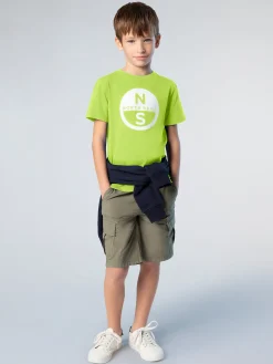T-shirts^North Sails 'T-shirt With Logo Print ACID LIME