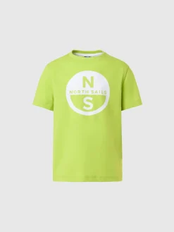 T-shirts^North Sails 'T-shirt With Logo Print ACID LIME