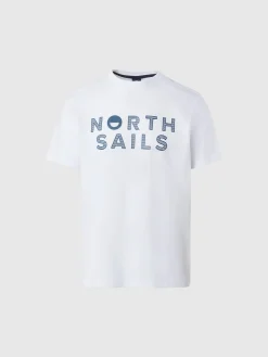 T-shirts^North Sails 'T-shirt With Logo Print WHITE
