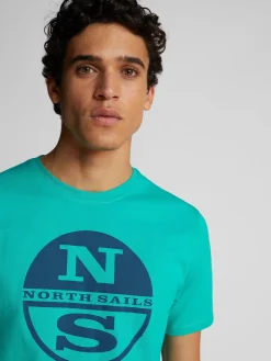 Outlet^North Sails 'T-shirt With Maxi Logo EMERALD