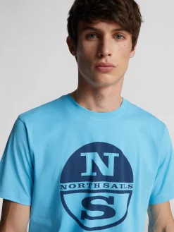 Outlet^North Sails 'T-shirt With Maxi Logo SKY BLUE