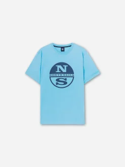Outlet^North Sails 'T-shirt With Maxi Logo SKY BLUE