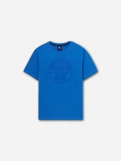 Outlet^North Sails 'T-shirt With Maxi Logo SNORKEL BLUE
