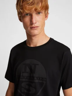 Outlet^North Sails 'T-shirt With Maxi Logo BLACK