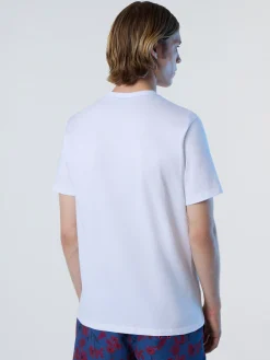 T-shirts^North Sails 'T-shirt With Maxi Logo Print WHITE