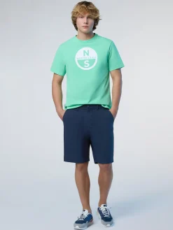 T-shirts^North Sails 'T-shirt With Maxi Logo Print SPRING BUD