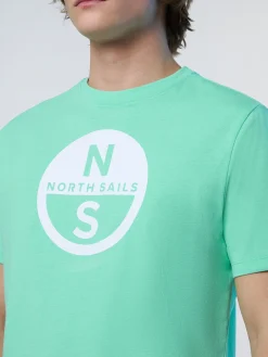 T-shirts^North Sails 'T-shirt With Maxi Logo Print SPRING BUD