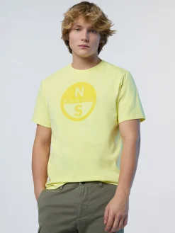T-shirts^North Sails 'T-shirt With Maxi Logo Print LIMELIGHT