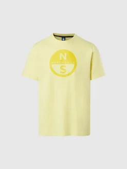 T-shirts^North Sails 'T-shirt With Maxi Logo Print LIMELIGHT