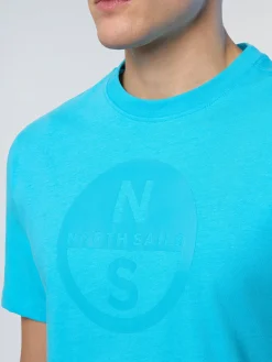 T-shirts^North Sails 'T-shirt With Maxi Logo Print ACQUARIUS