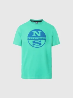 Outlet^North Sails 'T-shirt With Maxi Logo Print GARDEN GREEN