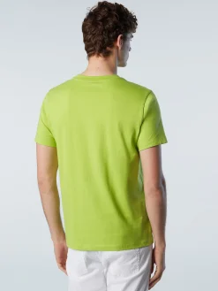 Outlet^North Sails 'T-shirt With Maxi Logo Print LIME