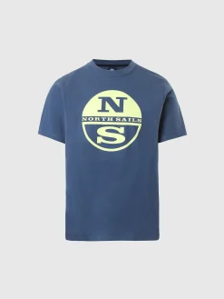 Outlet^North Sails 'T-shirt With Maxi Logo Print DARK DENIM
