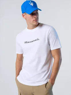 T-shirts^North Sails 'T-shirt With Maxi Trident WHITE