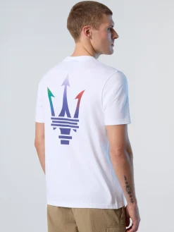 T-shirts^North Sails 'T-shirt With Maxi Trident WHITE