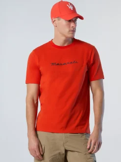 T-shirts^North Sails 'T-shirt With Maxi Trident PUREED PUMPKIN